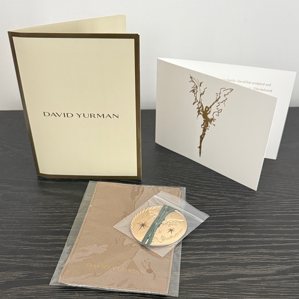 David Yurman Gold Angel Ornament 2025 - Picture 6 of 9